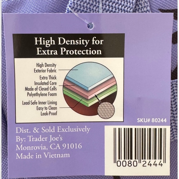 Trader Joe’s Mini Insulated Bag – Purple Edition - Picture 4 of 4